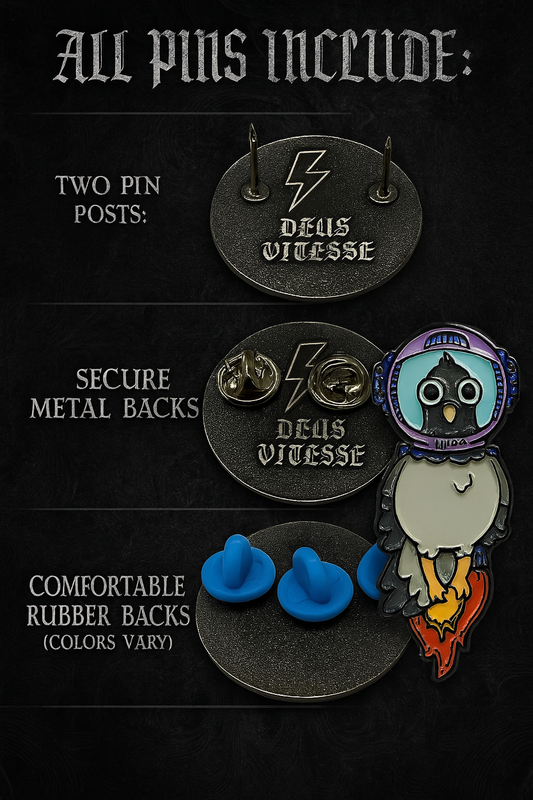 Astronaut Pigeon Pin